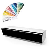 spectral scala sc1654 gloss custom colour lowboard tv cabinet w fabric ...