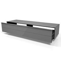 Spectral SCALA SC1650-SL Silver Lowboard TV Cabinet w/ Drawer