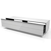 spectral scala sc1650 sl gloss white lowboard tv cabinet w drawer