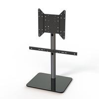 spectral just racks tv600sp aluminium black glass tv stand w universal ...