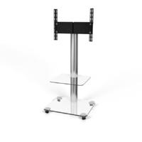 spectral floor qx1012 aluminium clear glass tv stand