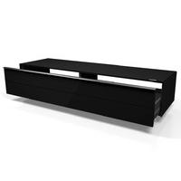 Spectral SCALA SC1650-SL Gloss Black Lowboard TV Cabinet w/ Drawer