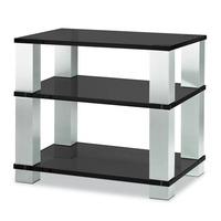 Spectral HIGH-END HE683 Aluminium / Black Glass 3 Shelf Hi-fi Rack