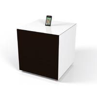 Spectral COCKPIT CP30 Gloss White Table w/ iPhone Dock And Storage