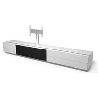 spectral cocoon co1001 gloss white tv cabinet w tv bracket