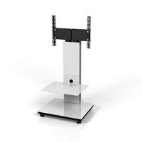 spectral tray px601 white gloss glass 1 shelf tv stand