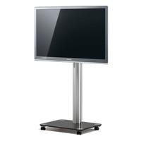 spectral floor qx200 aluminium black glass tv stand