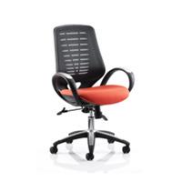 sprint airmesh office chair orange