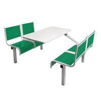 SPECTRUM CANTEEN FURNITURE - 4 SEATER SINGLE ENTRY