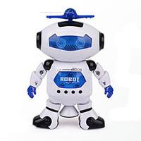 Space Dance Music Infrared Electric Robot Toy Rotate 360 Degrees Lights