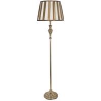 Springfield Gold Floor Lamp with Bronze and Gold Shade