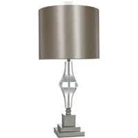 Springfield Cut Glass Table Lamp with Champagne Shade