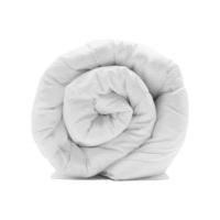 spiral bound fibre bounceback 105 tog anti allergy duvet cover white