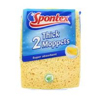 Spontex Thick Moppets 2 Pack