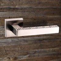 SP-226-SN Senza Pari Pizzoni Lever on Flush Rose - Satin Nickel