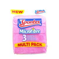 Spontex Microfibre Pads 3 Pack