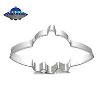 Space Universe UFO Spaceship Cookies Cutter Stainless Steel Biscuit Cake Mold Metal Kitchen Fondant Baking Tools