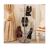 Space-Saving Revolving Shoe Stands (2 - SAVE £5), Steel