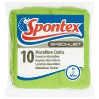 Spontex Microfibre Cloth Pack of 10