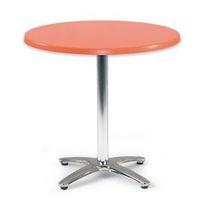 SPECTRUM CIRCULAR TABLE 700MM DIA TILT TOP ORANGE