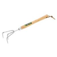 Spear & Jackson Kew Gardens 3100KEW Stainless Steel 3-Prong Cultivator with 12-Inch Handle