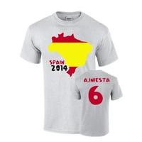 spain 2014 country flag t shirt fabregas 10