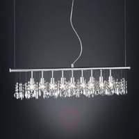 Sparkling Crystal hanging light with 9 bulbs