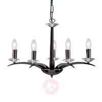 Sparkling Kensington chandelier with chain