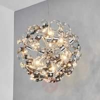 sparkling curls pendant lamp with crystals 50