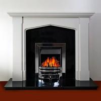 SPECIAL OFFER - Instyle Mercia Wooden Fire Surround c/w Lights in White