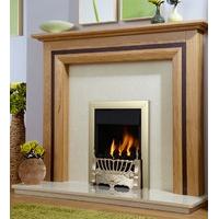 SPECIAL OFFER Flavel Kenilworth Traditional Plus HE Gas Fire - Slide Control in Brass