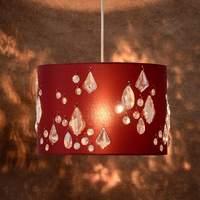 Spilti - extravagant hanging light, red