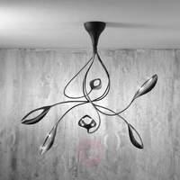 Special Folia LED ceiling light 6-bulb, anthr.