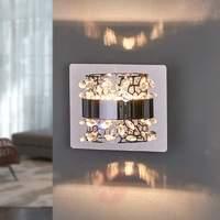 Sparkling Kirika LED wall light with crystals
