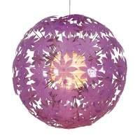 Spherical hanging light YOUNG LIVING, purple