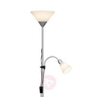 spari led floor lamp with reading lamp