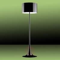 Spun Light F - Black Floor Lamp by FLOS