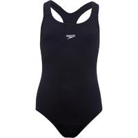 speedo girls essential medalist one piece swimsuit navy