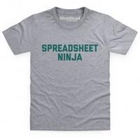 Spreadsheet Ninja 2 Kid\'s T Shirt