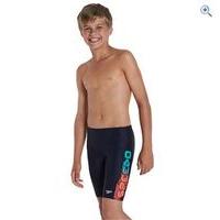 Speedo Boys\' Logo Panel Jammer - Size: 22 - Colour: Navy