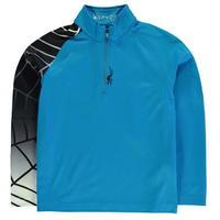 spyder tribal half zip baselayer top junior boys