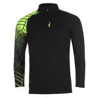 spyder tribal half zip baselayer top junior boys