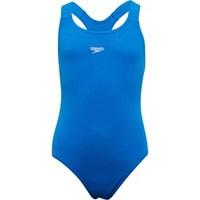 Speedo Girls Essential Medalist One Piece Swimsuit Blue