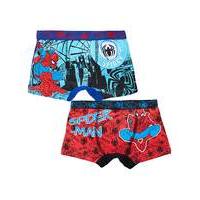 Spiderman Boys Pack of Two Boxers