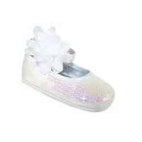 Sparkle Club White Softsole Baby Shoes