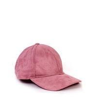 SPRUNG DUSK PINK FAUX SUEDE CAP