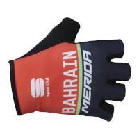 Sportful Bahrain Merida BodyFit Pro Race Gloves - Red/Blue - L