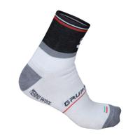 Sportful Gruppetto Wool 13cm Socks - White/Black/Red - XL