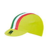 Sportful Italia Cap - Yellow/Tricolore