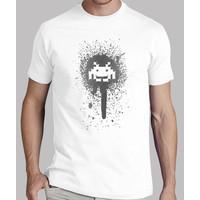 space blotch man t shirt